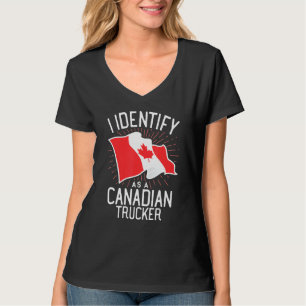 Freedom Convoy 2022 I identifiziert sich als kanad T-Shirt