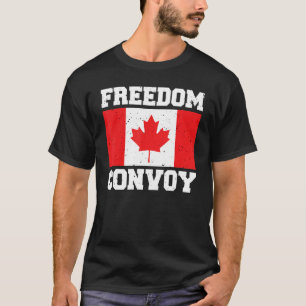 Freedom Convoy 2022 Kanadische LKW-T-Shirts Maple T-Shirt