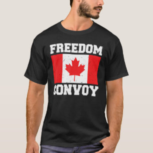 Freedom Convoy 2022 Kanadische LKW-T-Shirts Maple T-Shirt