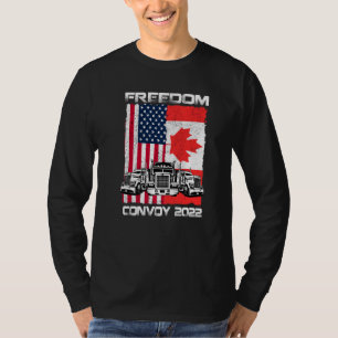 Freedom Convoy 2022 Kanadische LKW unterstützen T-Shirt