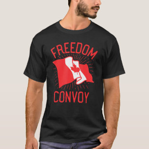 Freedom Convoy 2022 Truckers USA Amerika Kanada Fl T-Shirt