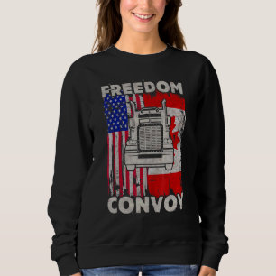Freedom Convoy 2022 Unterstützung der kanadischen  Sweatshirt