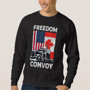 Freedom Convoy 2022 Unterstützung der kanadischen  Sweatshirt