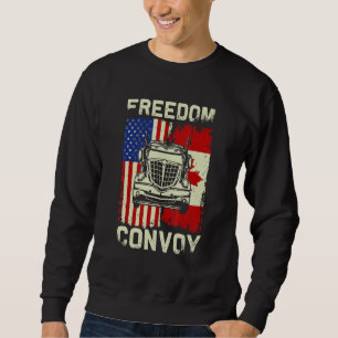 Freedom Convoy 2022 Unterstützung der kanadischen  Sweatshirt