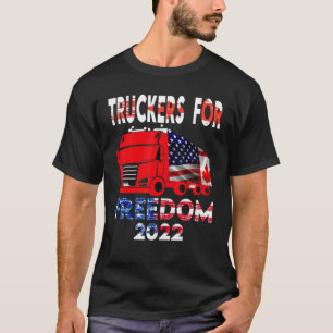 Freedom Convoy 2022 Unterstützung der kanadischen T-Shirt