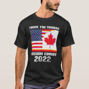 Freedom Convoy 2022 Unterstützung der kanadischen T-Shirt