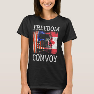 Freedom Convoy 2022 Unterstützung der kanadischen T-Shirt