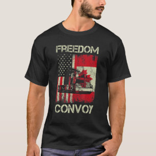 Freedom Convoy 2022 Unterstützung der kanadischen T-Shirt