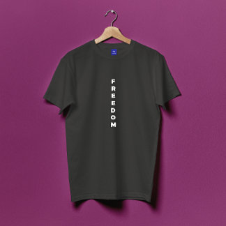 FREEDOM coole städtische Straßenbekleidung T-Shirt