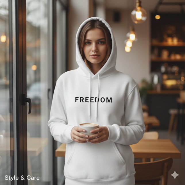 Freedom Custom Text Classic Everyday Hoodie (Freedom Custom Text Classic Everyday Hoodie)