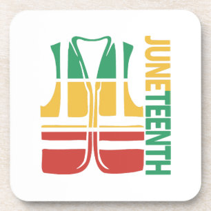 Freedom Day Vest Coworker Swagazon Associate Junet Getränkeuntersetzer