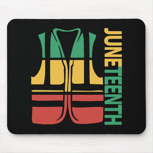 Freedom Day Vest Coworker Swagazon Associate Junet Mousepad (Vorne)