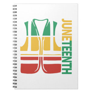 Freedom Day Vest Coworker Swagazon Associate Junet Notizblock