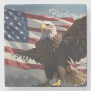 Freedom Eagle Steinuntersetzer