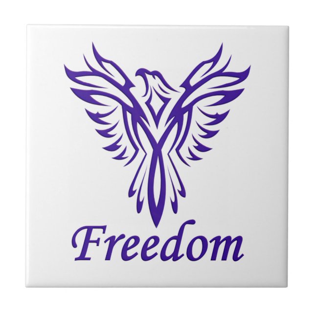 Freedom Eagle tile Fliese (Vorderseite)