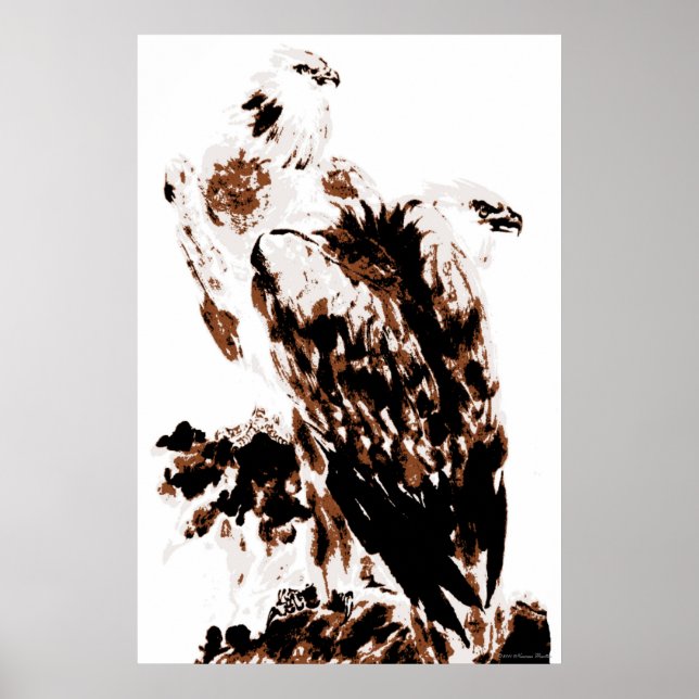 Freedom Eagles Print Poster (Vorne)