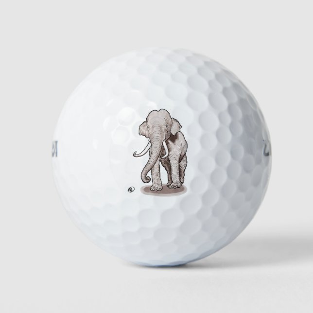 Freedom Elephant Golfball (Vorderseite)