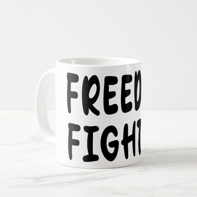 Freedom Fighter Kaffeetasse (Vorderseite Links)