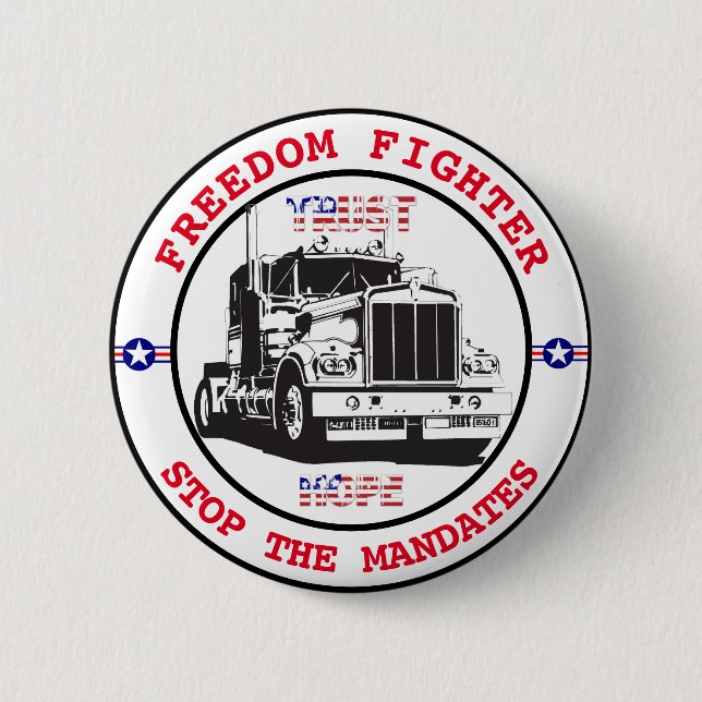 Freedom Fighter Semi Button (Vorderseite)