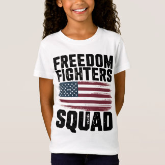 Freedom Fighters Squad 1776 Flag USA Unabhängigkei T-Shirt
