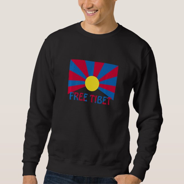 Freedom for Tibet - Flag free Tibet Premium_1 Sweatshirt (Vorderseite)