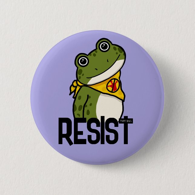 Freedom Frog Button (Vorderseite)