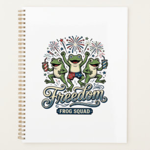 Freedom Frog Squad Vintage Patriotisches Shirt Des Planer