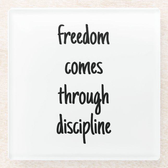 Freedom Glass Untersetzer (Vorderseite)