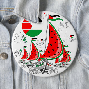 Freedom Global Sumud Flotilla Boats to Gaza Button