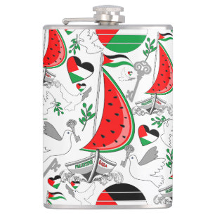 Freedom Global Sumud Flotilla Boats to Gaza Flachmann