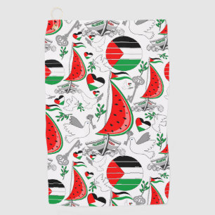Freedom Global Sumud Flotilla Boats to Gaza Golfhandtuch