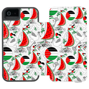 Freedom Global Sumud Flotilla Boats to Gaza Incipio Watson™ iPhone 5 Geldbörsen Hülle