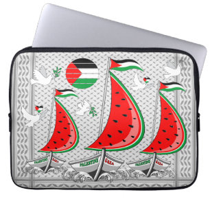 Freedom Global Sumud Flotilla Boats to Gaza Laptopschutzhülle