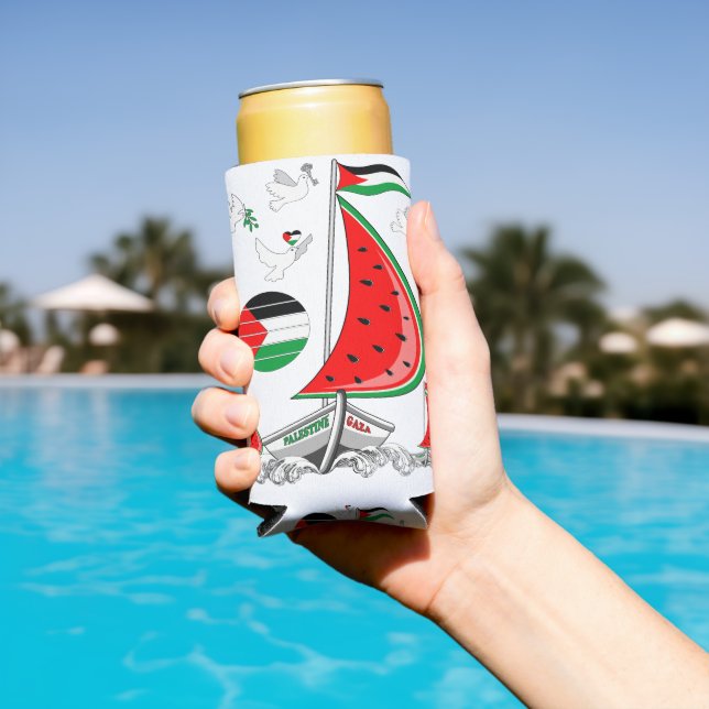 Freedom Global Sumud Flotilla Boats to Gaza Selters Dosenkühler (In Situ Pool)