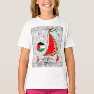 Freedom Global Sumud Flotilla Boats to Gaza T-Shirt