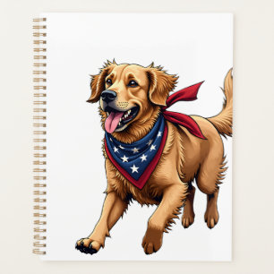Freedom Golden Retriever Vintage Gravur Shirt 4 Planer