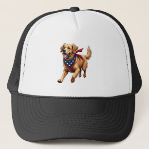 Freedom Golden Retriever Vintage Gravur Shirt 4 Truckerkappe