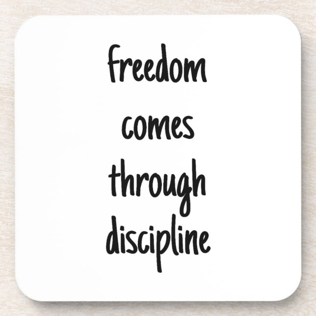 Freedom Hard Plastic Untersetzer (Vorderseite)