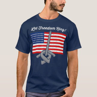 Freedom Horseshoe Throwing Horseshoe Pitchers T-Shirt