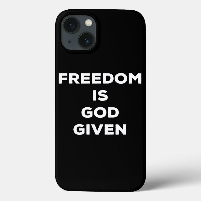 Freedom Is God Given Case-Mate iPhone Hülle (Rückseite)