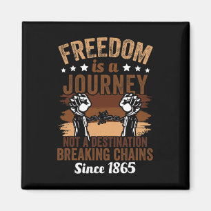 Freedom ist eine Reise nach 1865 in Afrika Magnet