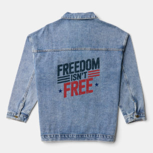 Freedom ist nicht umsonst - Patriotisches Design R Jeansjacke