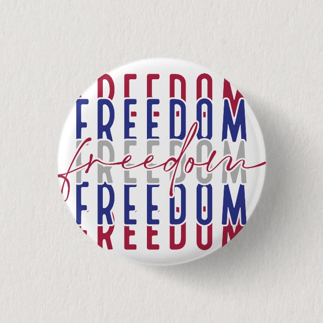 Freedom Kamala Harris Button (Vorderseite)