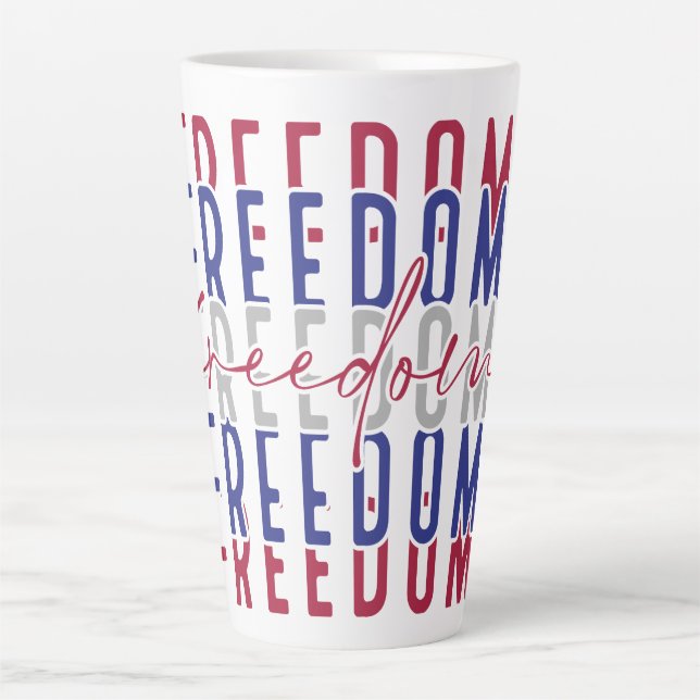 Freedom Kamala Harris Milchtasse (Vorderseite)