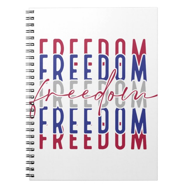 Freedom Kamala Harris Notizblock (Vorderseite)
