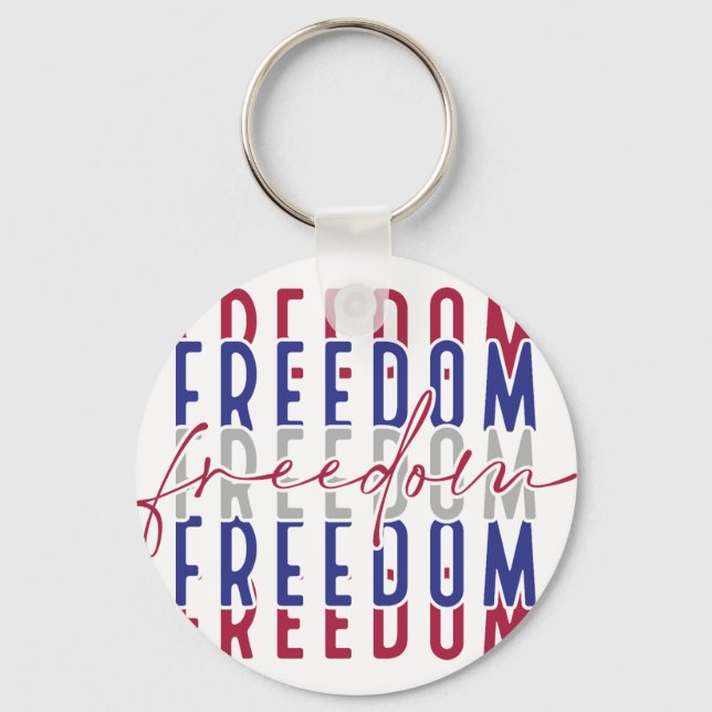 Freedom Kamala Harris Schlüsselanhänger (Vorderseite)