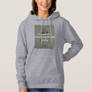 Freedom Ladys Dark Basic Maßgeschneidertes T-Shirt Hoodie