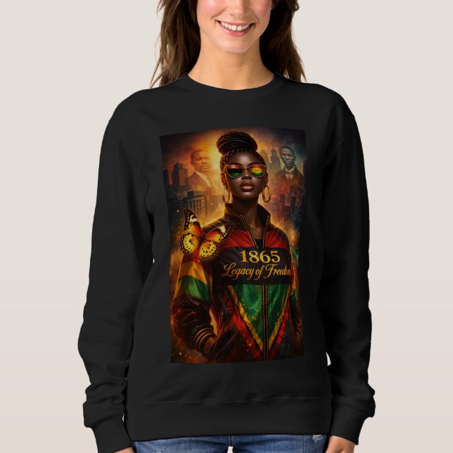 Freedom Legacy (City + Historical Figures) Sweatshirt (Vorderseite)
