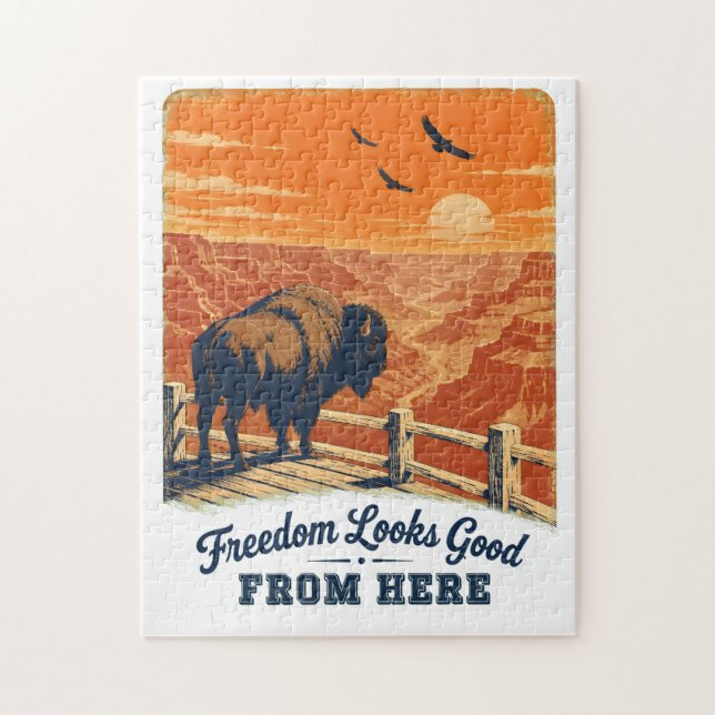 Freedom Looks Good Canyon Puzzle (Vertikal)