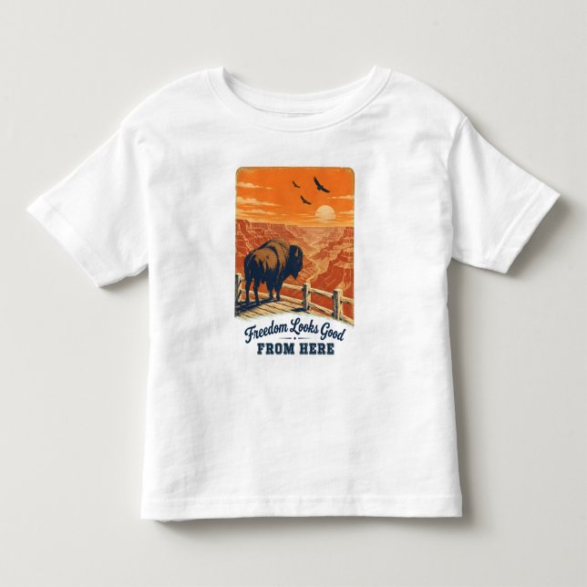 Freedom Looks Good Canyon T-Shirts (Vorderseite)